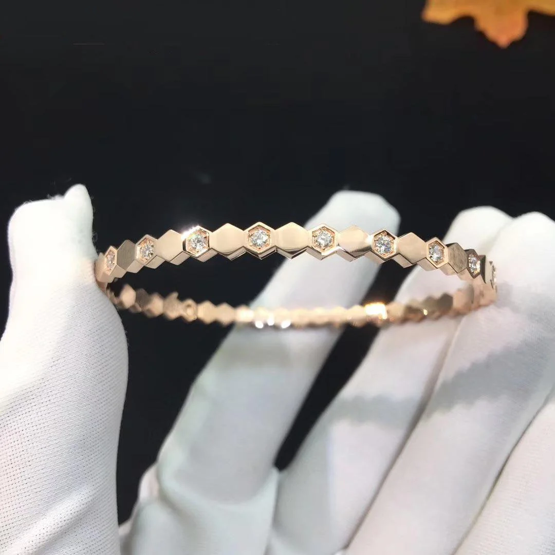 [Chaumet]BEE LOVE PINK GOLD DIAMOND BRACELET