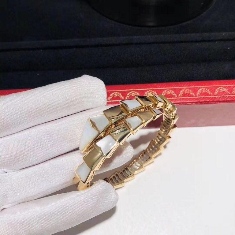 [Bulgari]SERPENTI BRACELET MOP GOLD