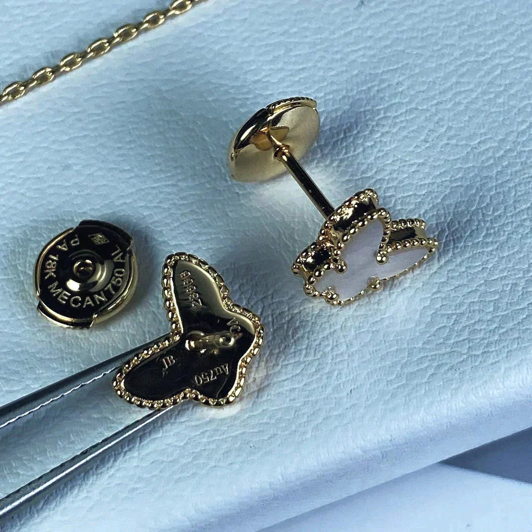 [Van Cleef & Arpels]SWEET BUTTERFLY MOP EARSTUDS