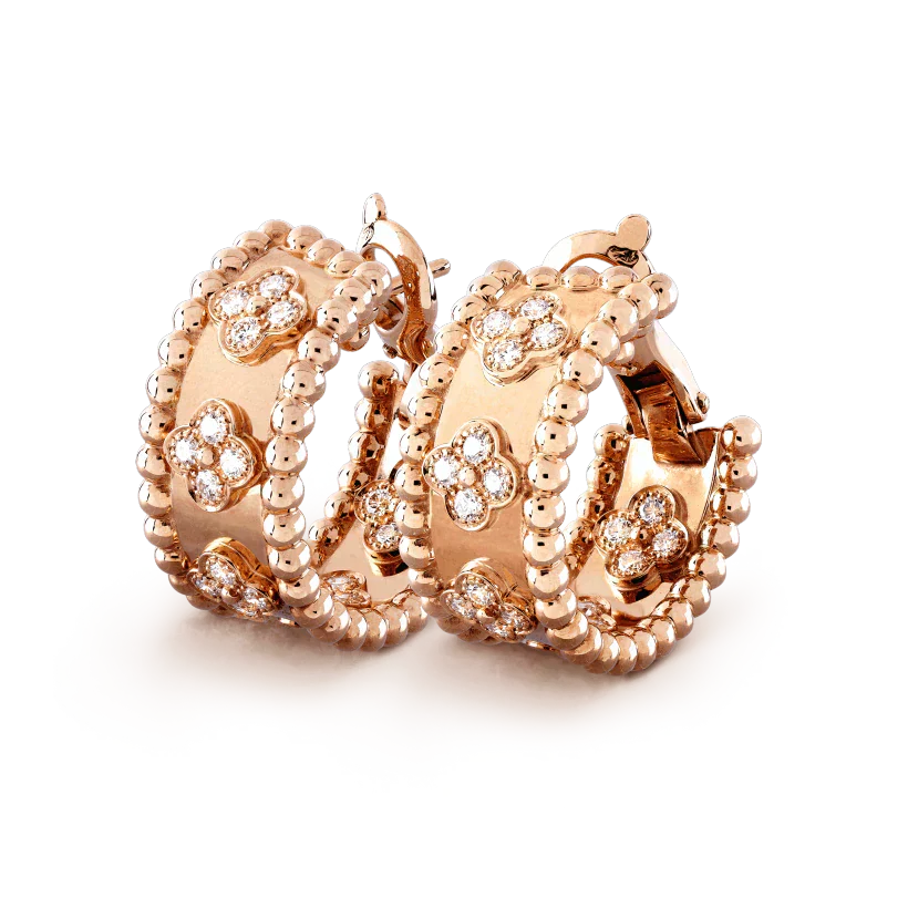 [Van Cleef & Arpels]PERLEE DIAMOND EARRINGS