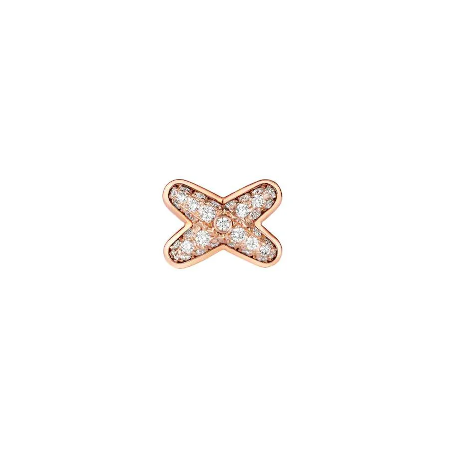 [Chaumet]JEUX DE PINK GOLD DIAMOND EARRINGS