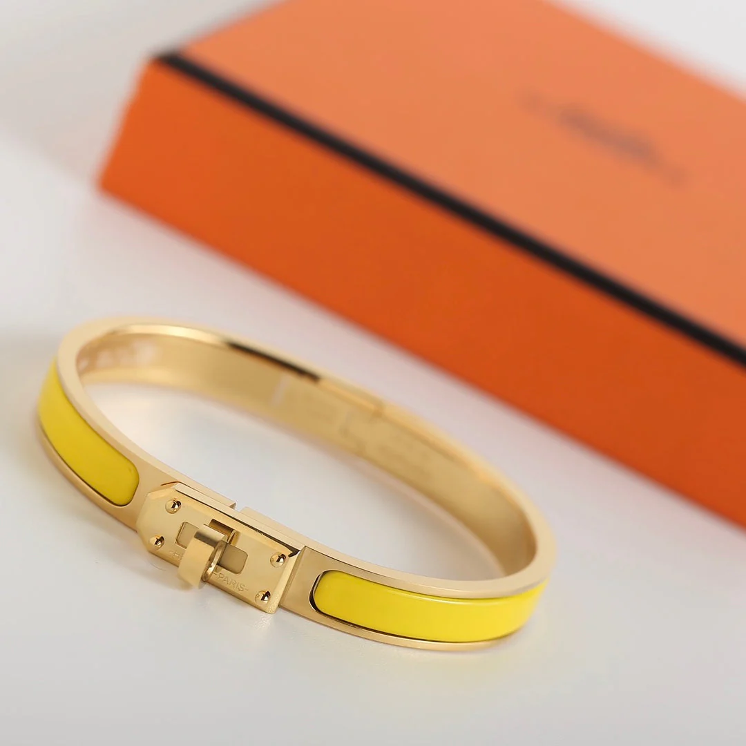 [Hermes]HM KELLY YELLOW BRACELET