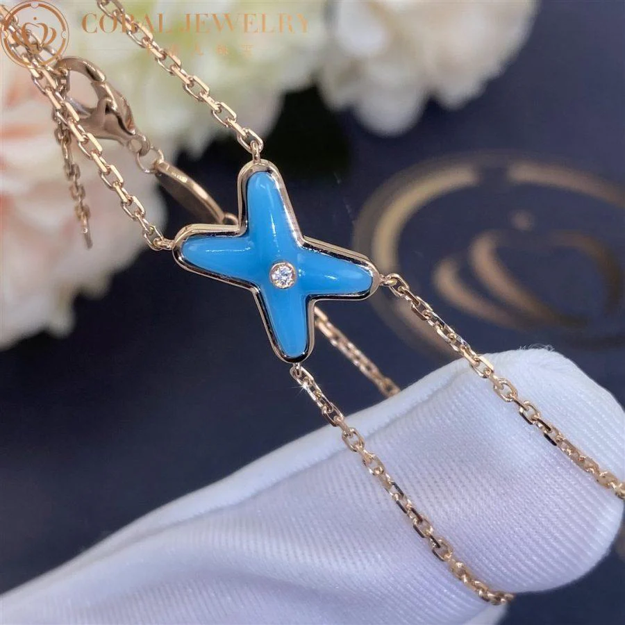 [Chaumet]JEUX BRACELET TURQUOISE PINK GOLD 1 DIAMOND