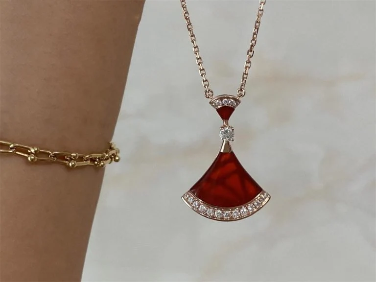 [Bulgari]DREAM NECKLACE CARNELIAN DIAMOND