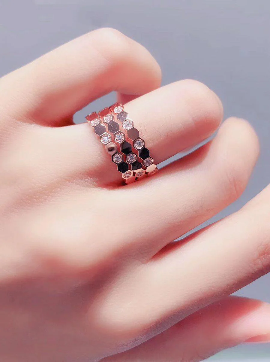 [Chaumet]BEE LOVE RING PINK GOLD DIAMOND