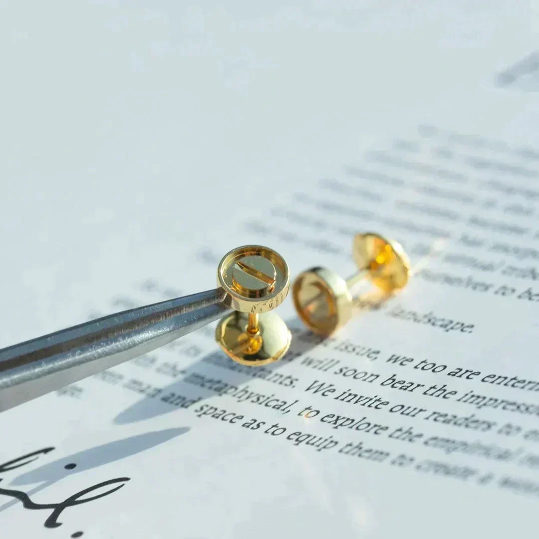 [Cartier]LOVE EARRINGS GOLD 10MM