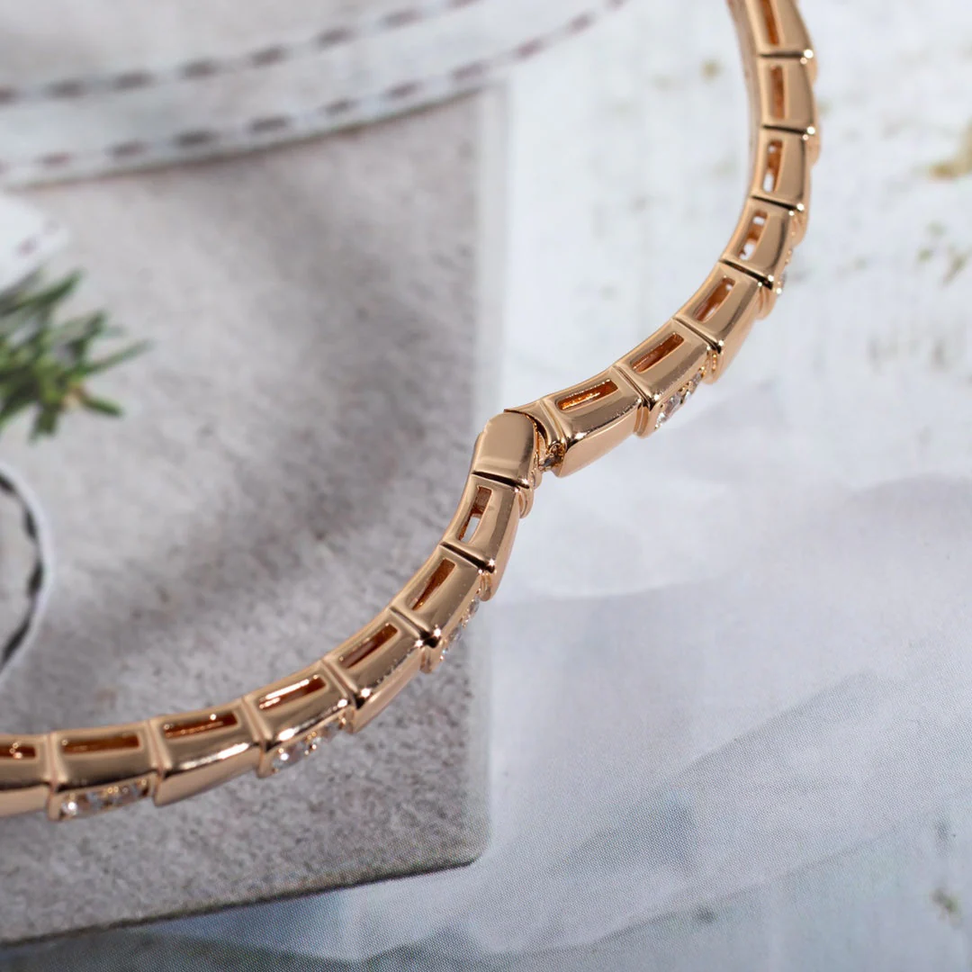 [Bulgari]SERPENTI SMALL BRACELET PINK GOLD DIAMOND