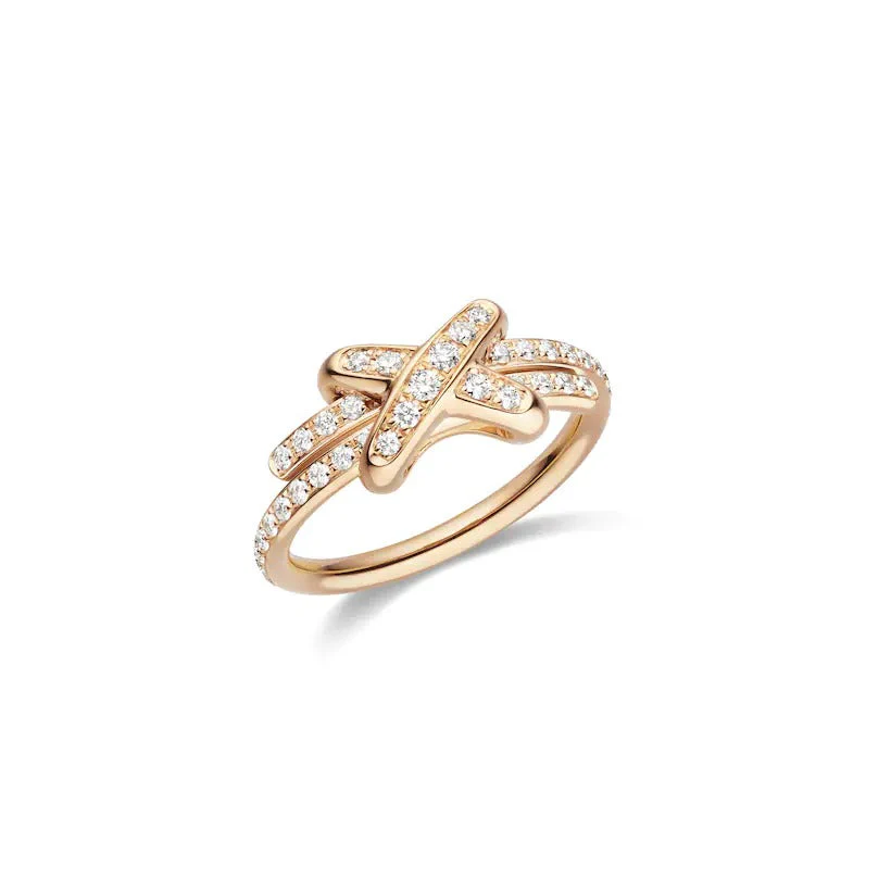[Chaumet]JEUX DE RING PINK GOLD DIAMOND