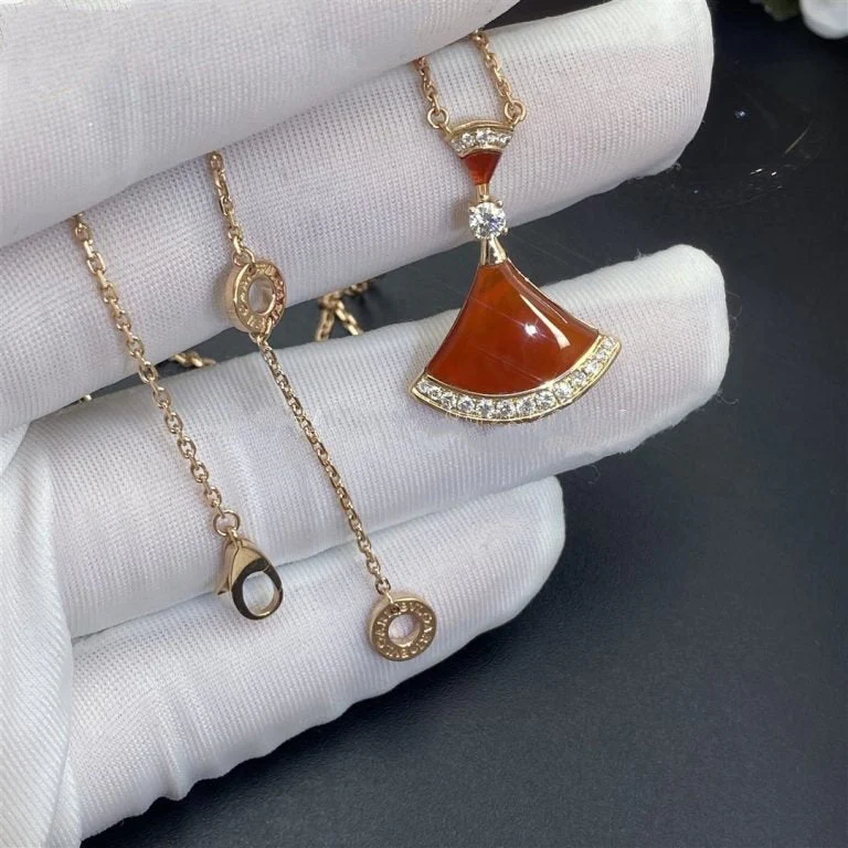 [Bulgari]DREAM NECKLACE CARNELIAN DIAMOND