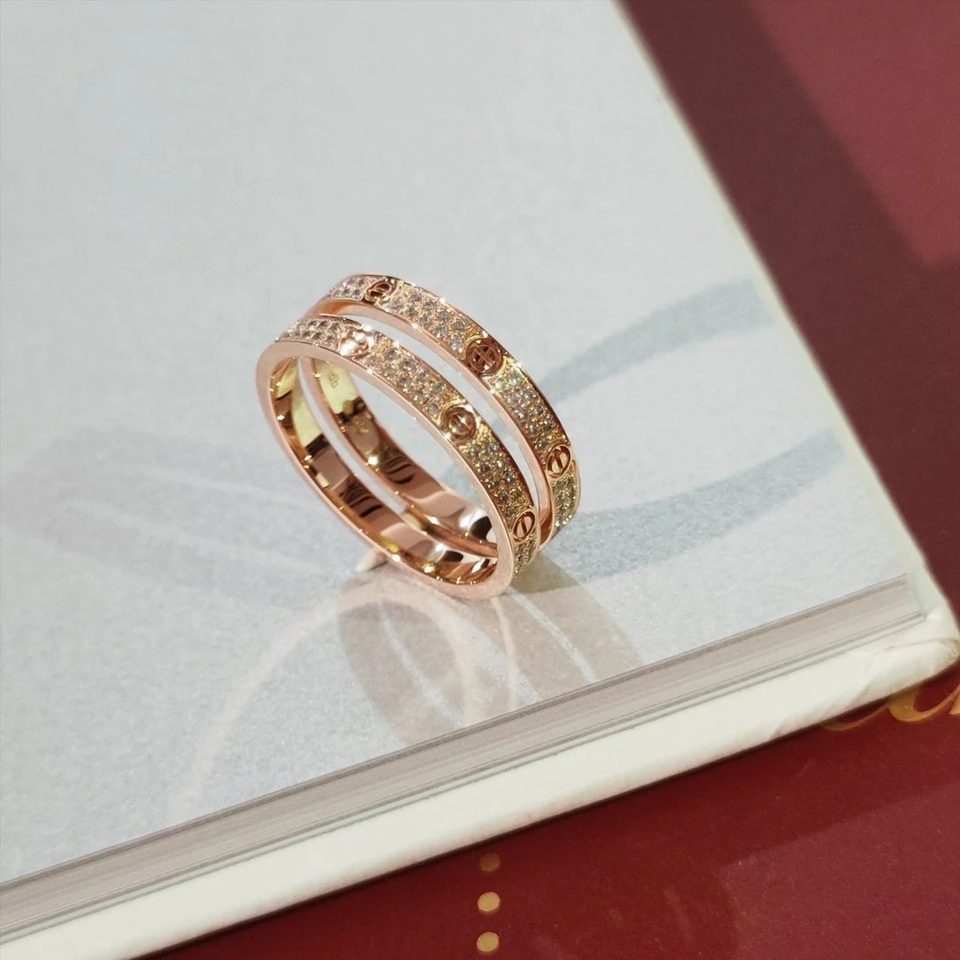 [Cartier]LOVE RING 2.65MM DIAMOND