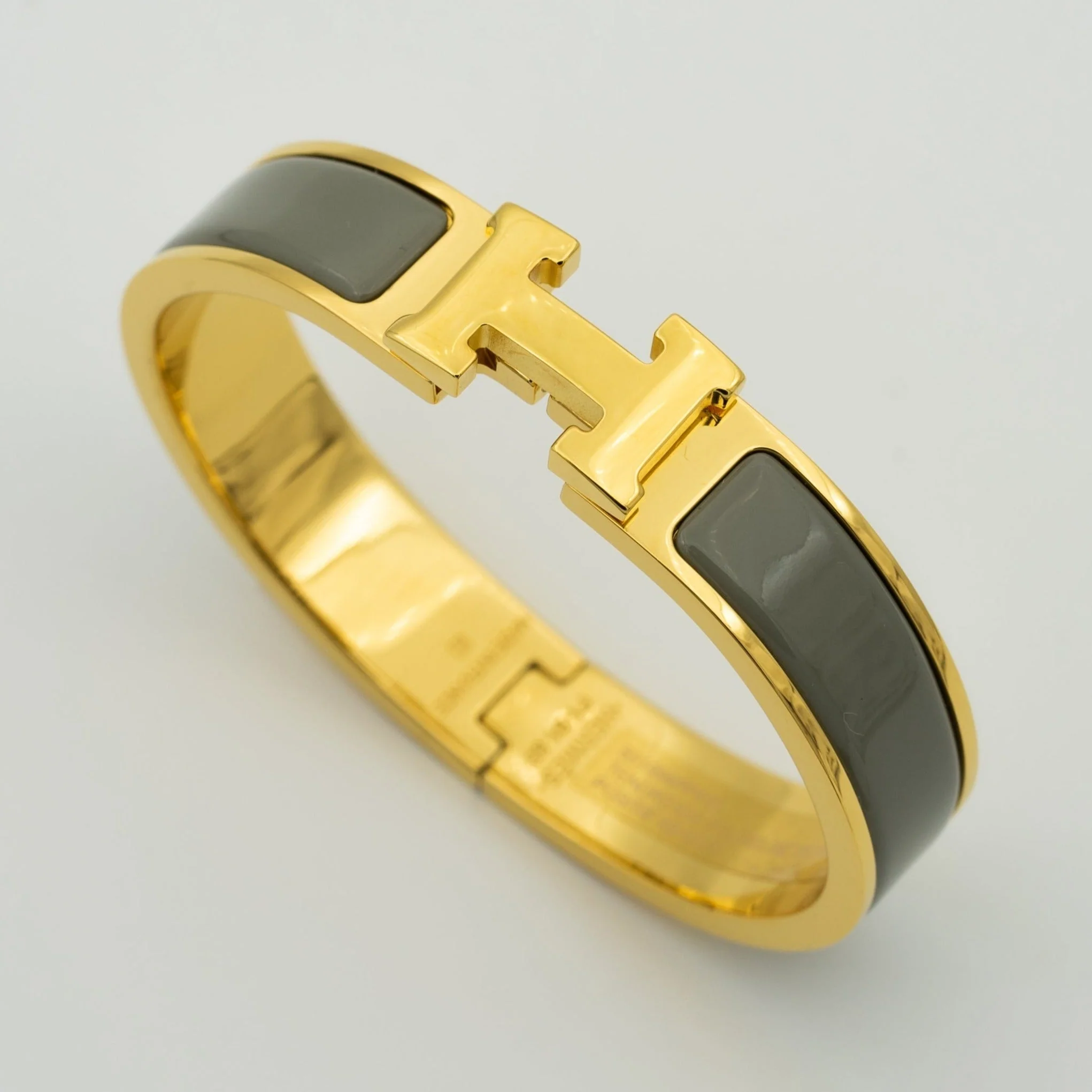 [Hermes]H BRACELET BLUE GREEN 12MM