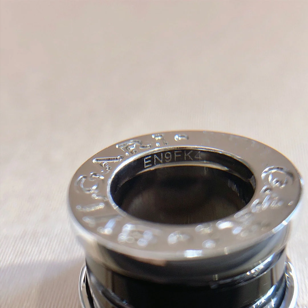 [Bulgari]ZERO 1 BLACK CERAMIC SILVER NECKLACE