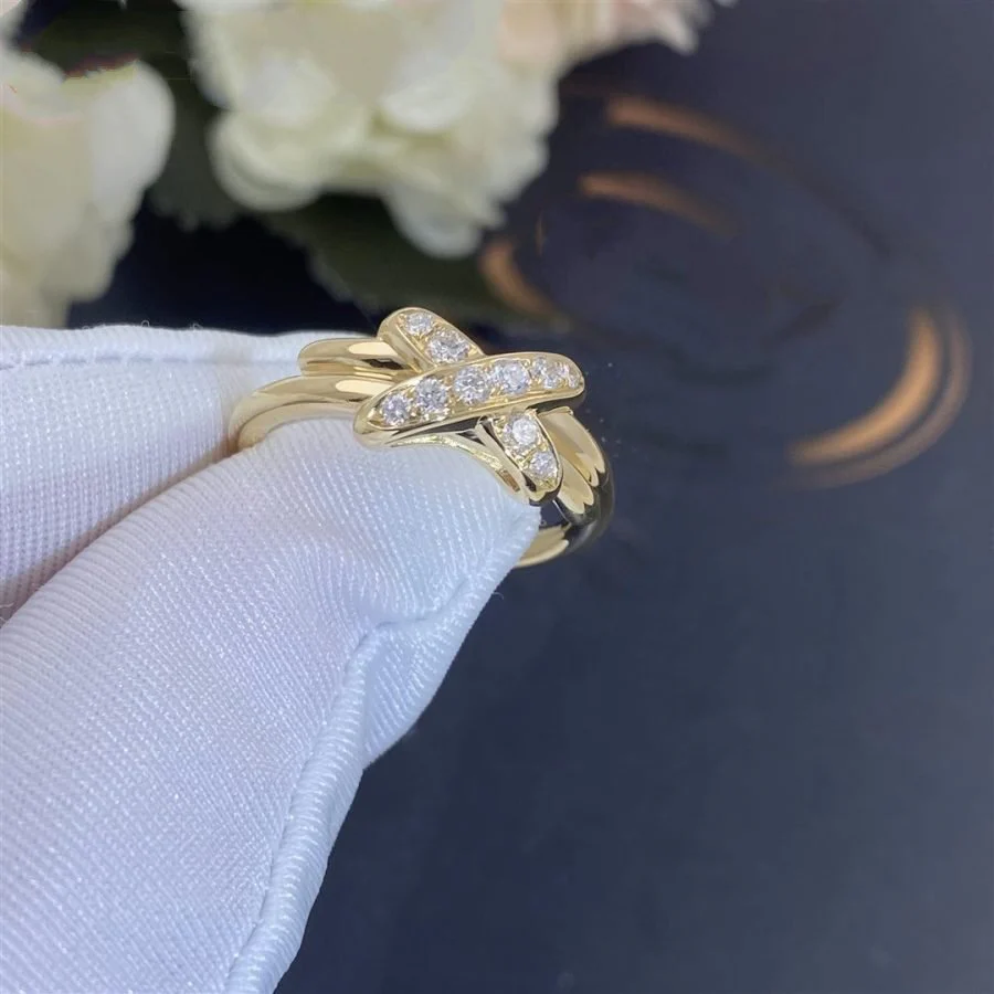 [Chaumet]JEUX DE GOLD DIAMOND RING