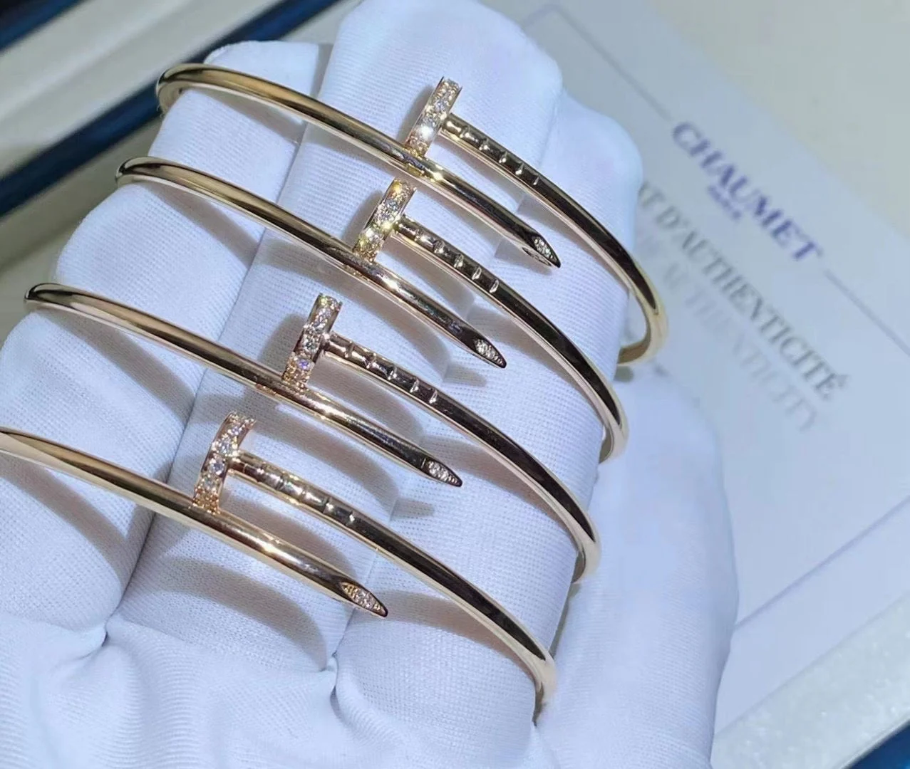 [Cartier]JUSTE BRACELET 2.5MM DIAMONDS