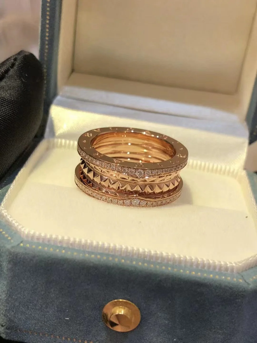 [Bulgari]ZERO 1 ROCK DIAMOND PINK GOLD