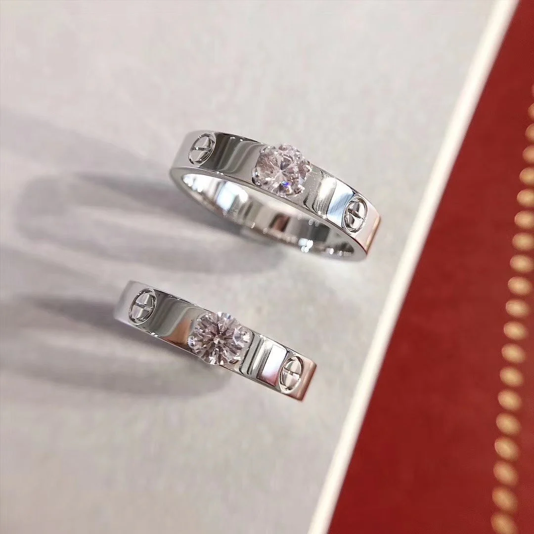 [Cartier]LOVE RING 3.6MM 1 BIG DIAMOND