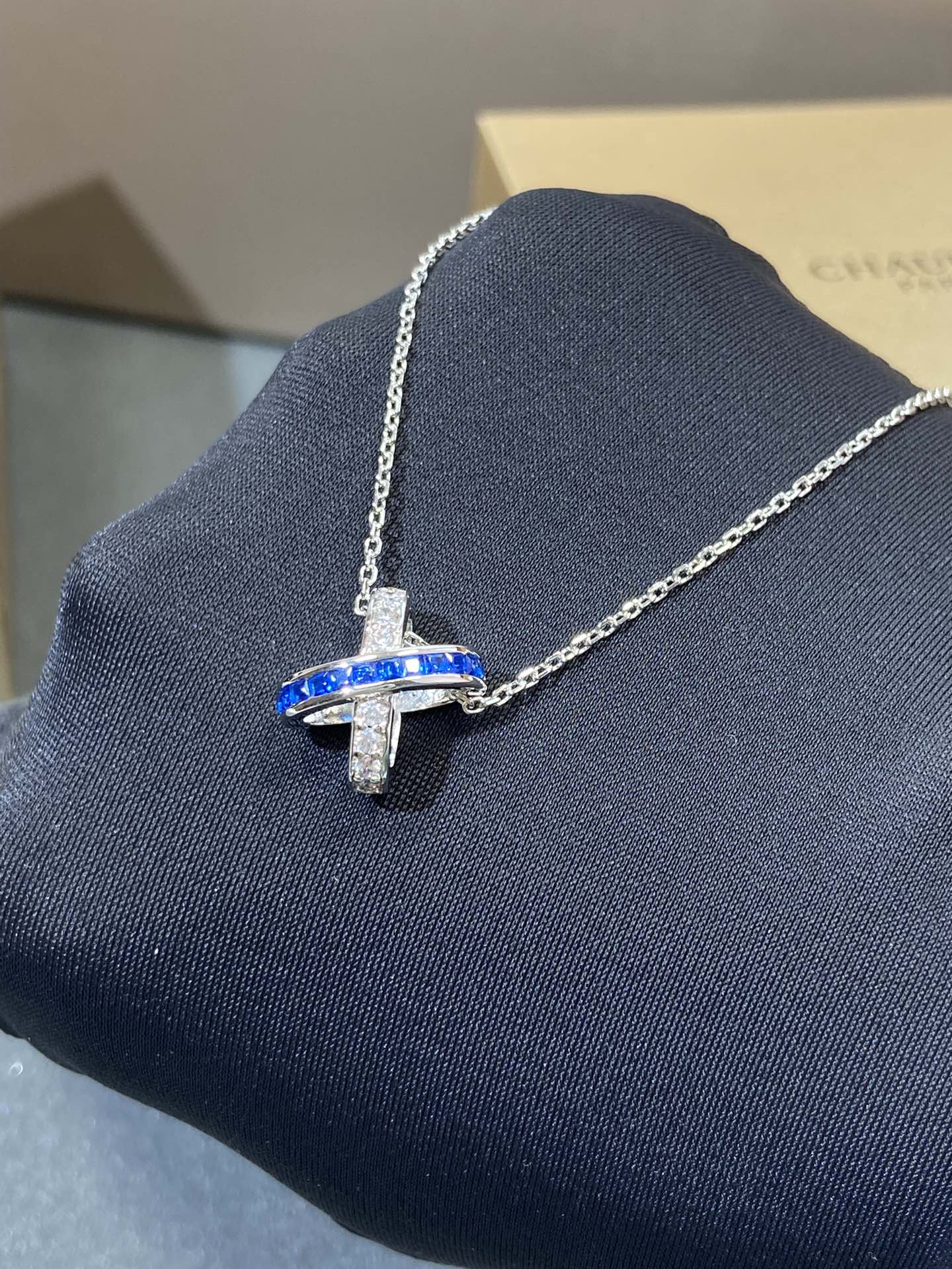 [Chaumet]LIENS DIAMOND SILVER NECKLACE