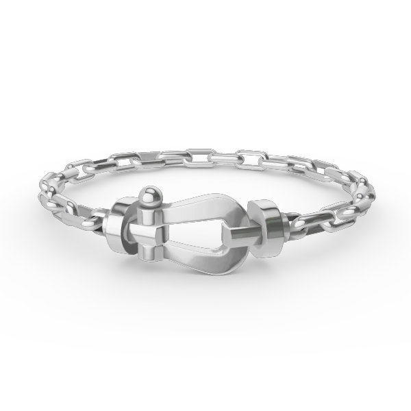 [Fred]FORCE LARGE HORSESHOE CLASP  METAL BRACELET