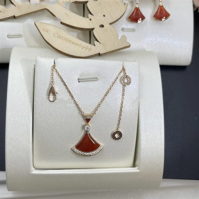 [Bulgari]DREAM NECKLACE CARNELIAN DIAMOND