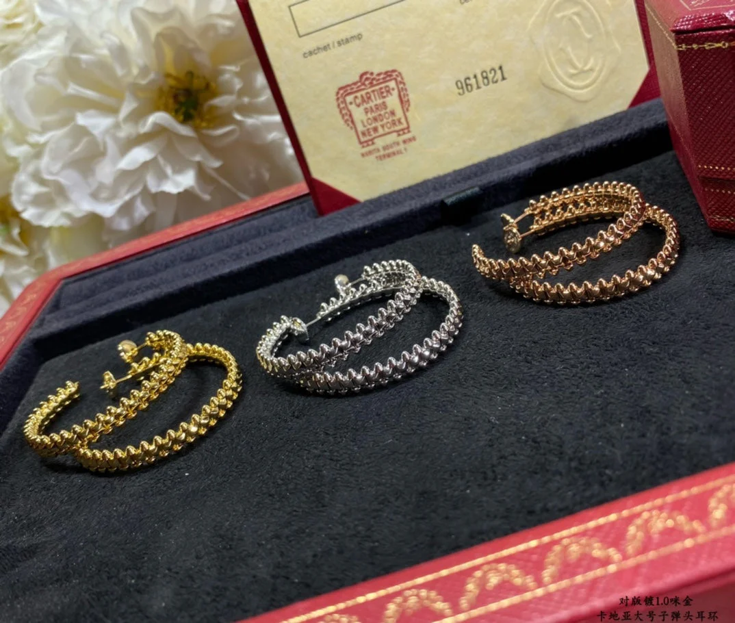 [Cartier]CLASH LARGE HOOP EARRINGS