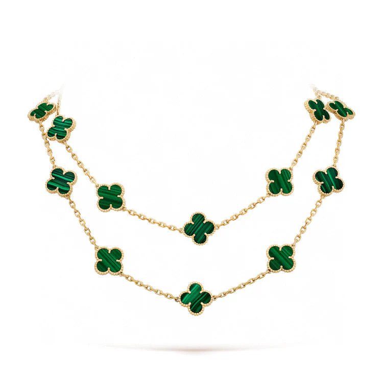 [Van Cleef & Arpels] 20 MOTIFS MALACHITE GOLD
