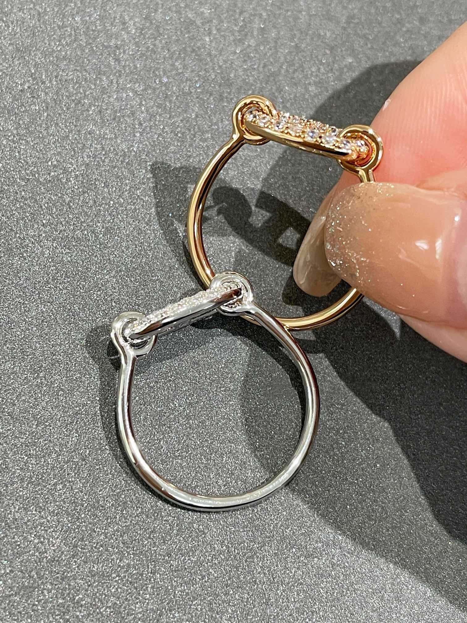 [Hermes]RONDE SMALL DIAMOND RING