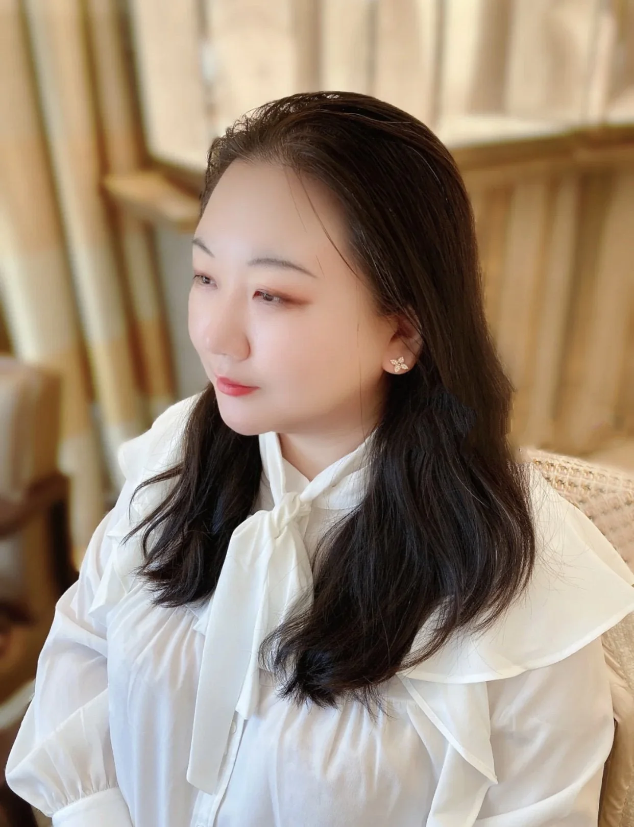 [Louis vuitton]STAR BLOSSOM STUD EARRINGS PINK GOLD DIAMONDS