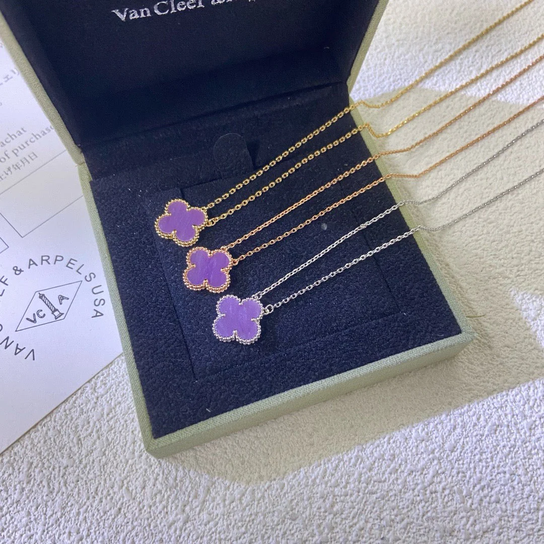 [Van Cleef & Arpels] 15MM  PURPLE VIOLET NECKLACE