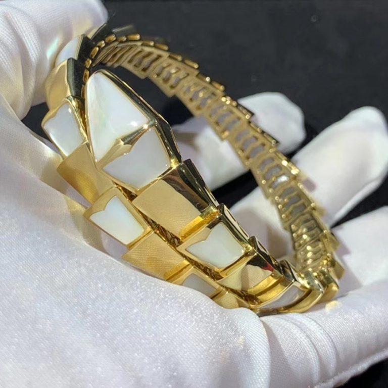 [Bulgari]SERPENTI BRACELET MOP GOLD