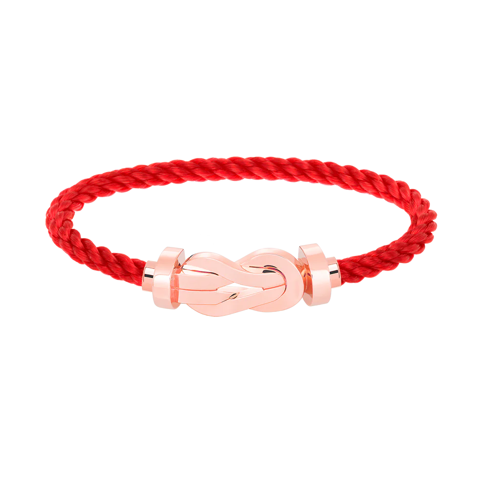 [Fred]CHANCE LARGE 8 FIGURE BUCKLE NO DIAMOND BRACELET ROSE GOLD