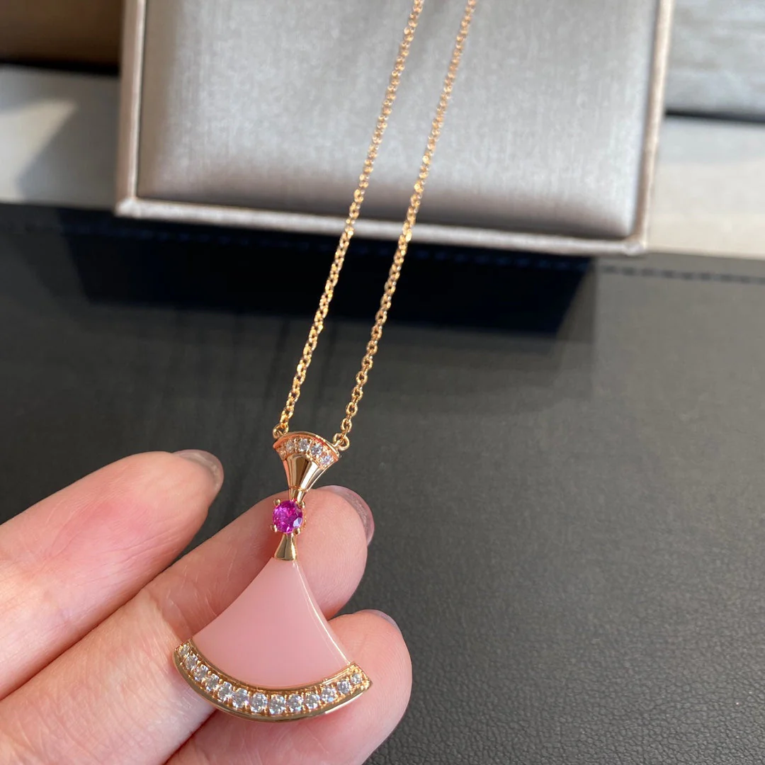 [Bulgari]DREAM NECKLACE PINK OPAL