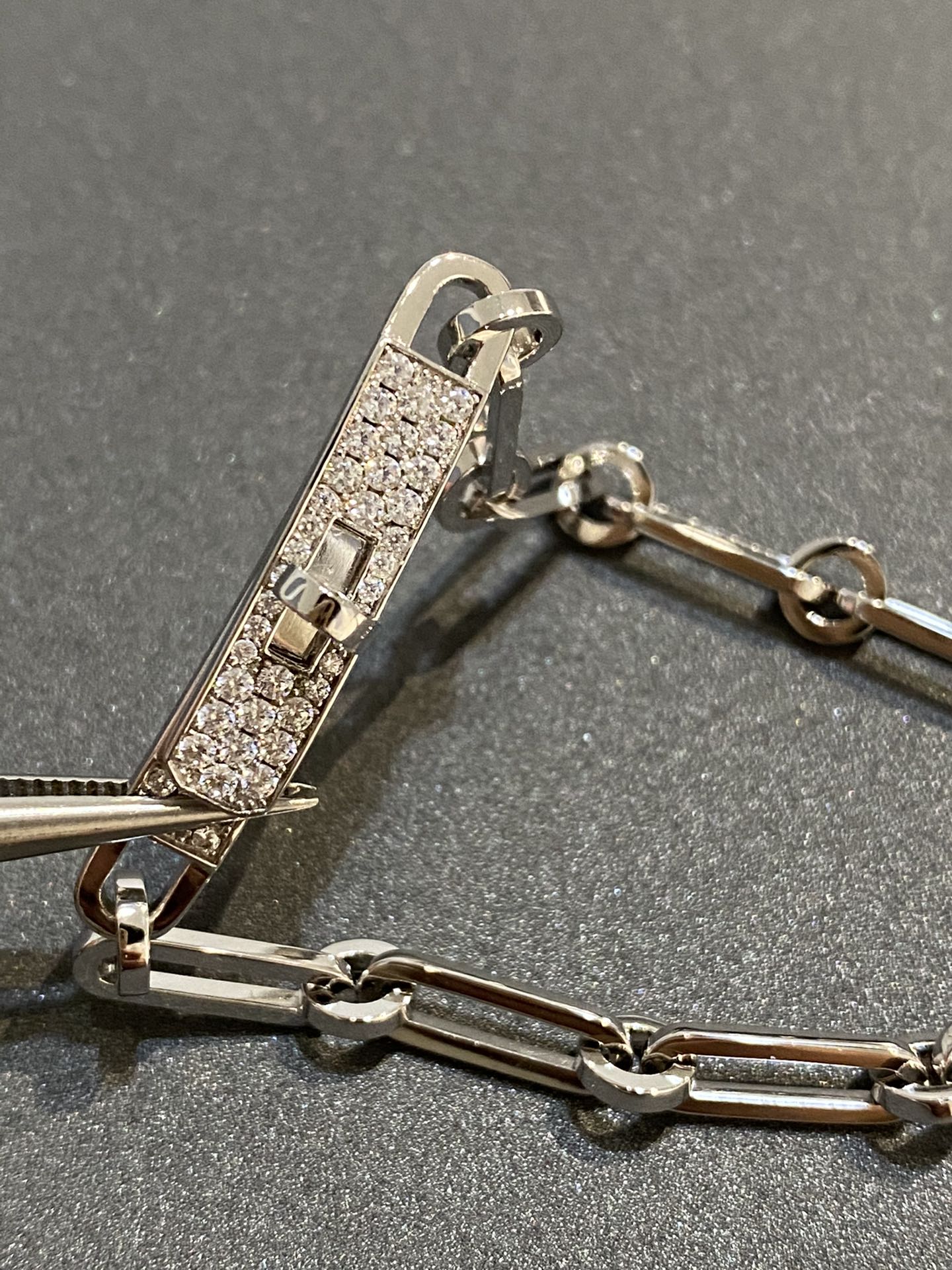 [Hermes]CHAINE BRACELET SMALL MODEL DIAMOND