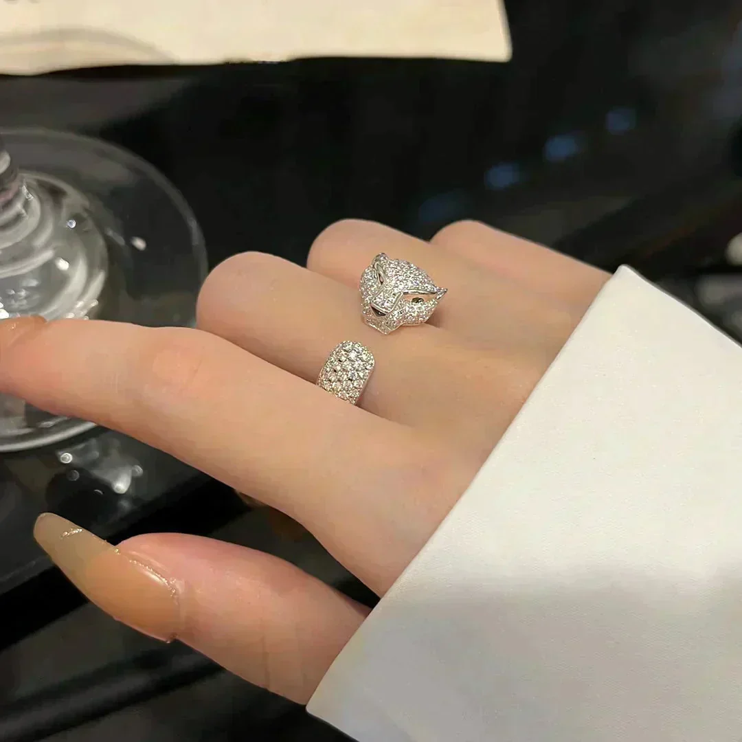 [Cartier]PANTHERE 5.5MM ALL DIAMOND RING