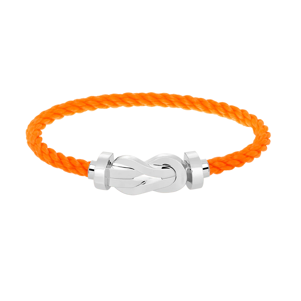 [Fred]CHANCE LARGE 8 FIGURE BUCKLE NO DIAMOND BRACELET SILVER