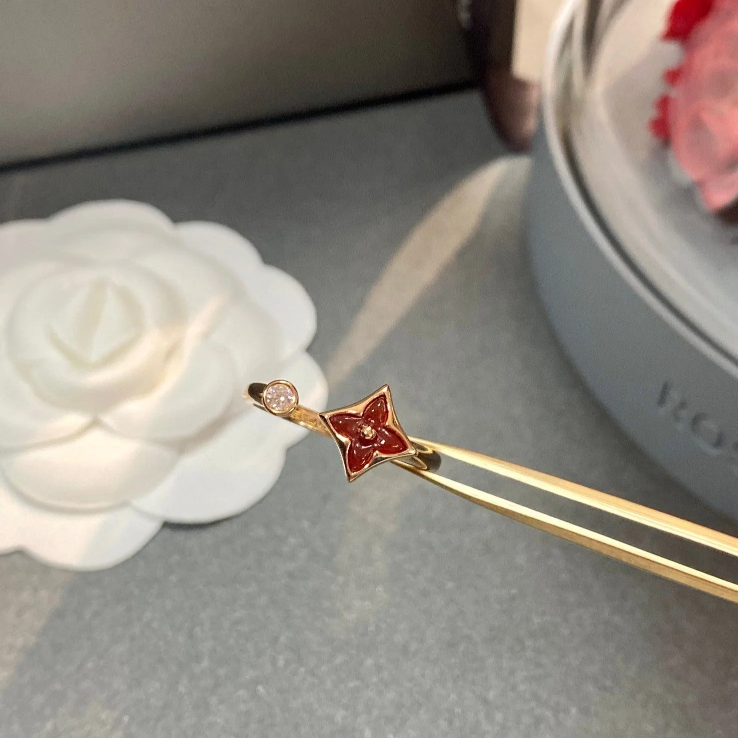 [Louis vuitton]STAR 1 DIAMOND OPEN RING