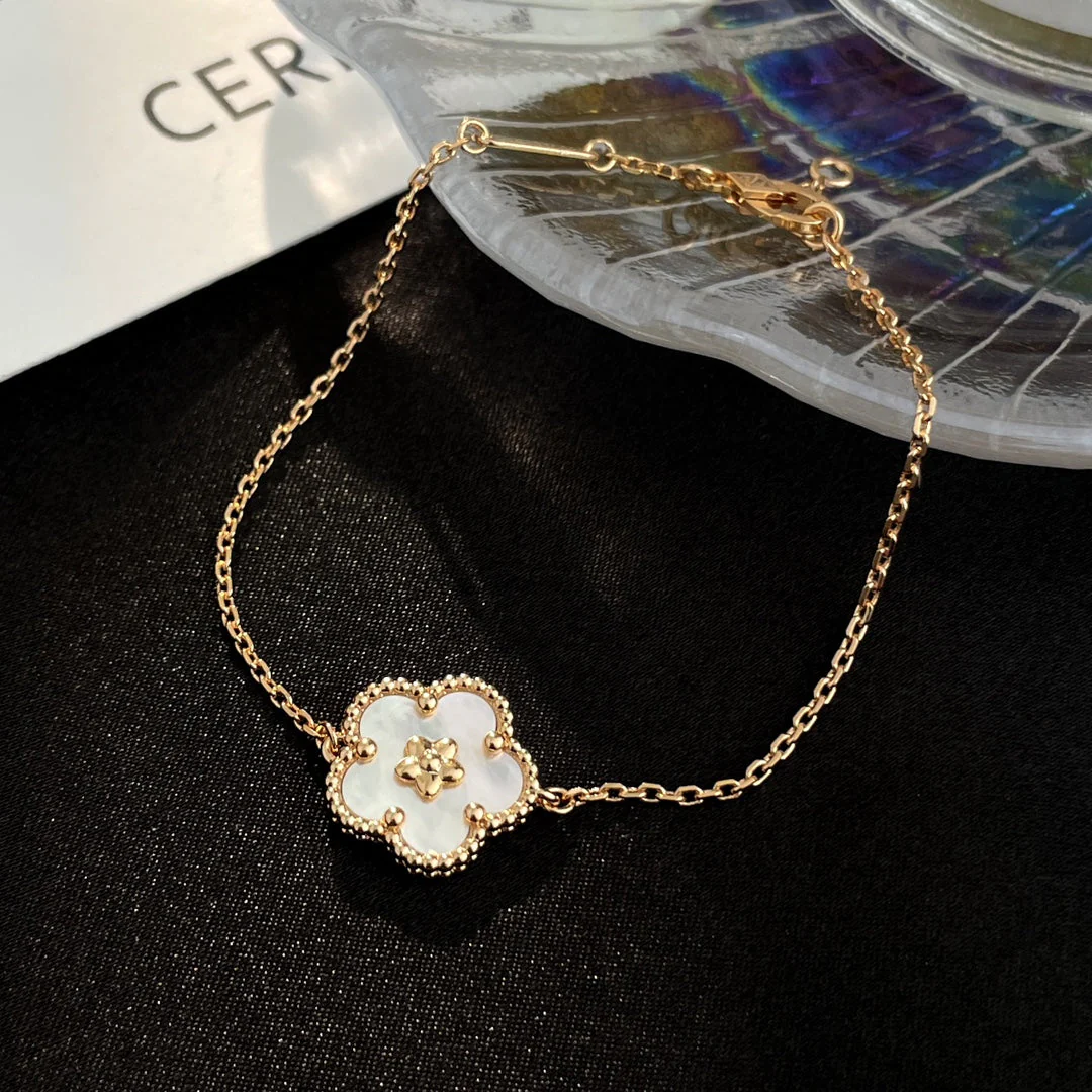 [Van Cleef & Arpels]LUCKY SPRING ROSE GOLD MOP BRACELET