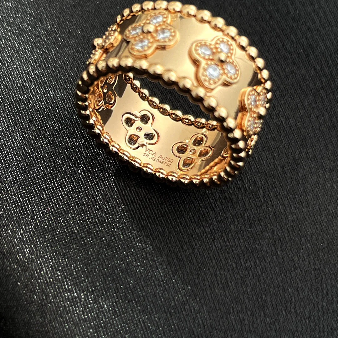 [Van Cleef & Arpels]PERLEE DIAMOND LARGE RING