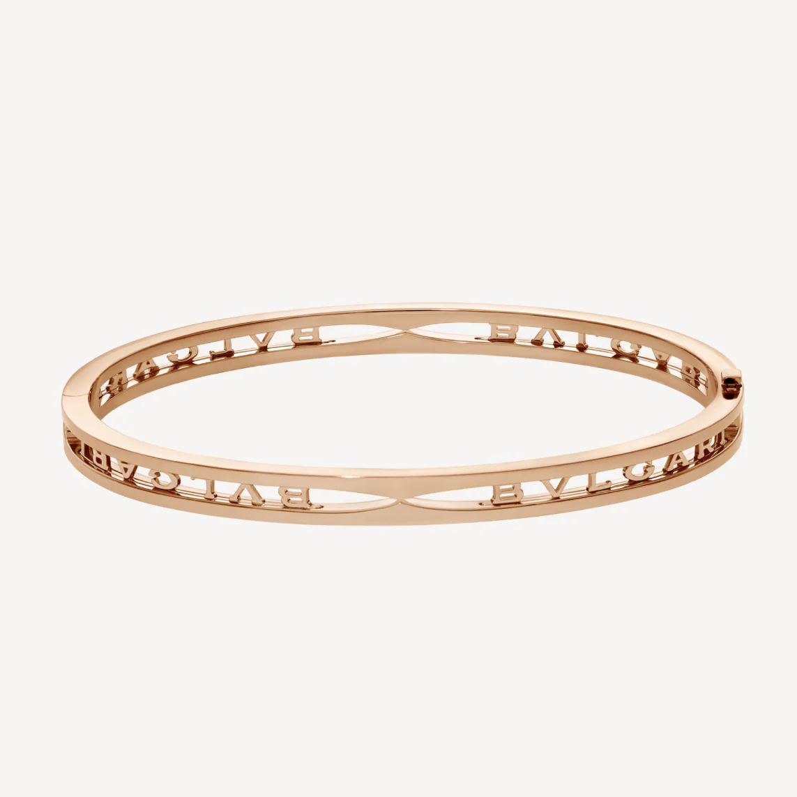 [Bulgari]ZERO 1 SPIRAL LOGO PINK GOLD BRACELET