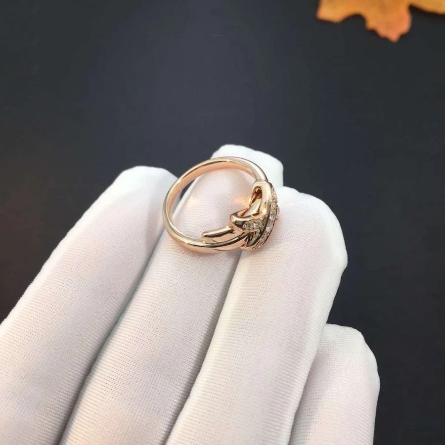 [Chaumet]JEUX DE PINK GOLD DIAMOND RING