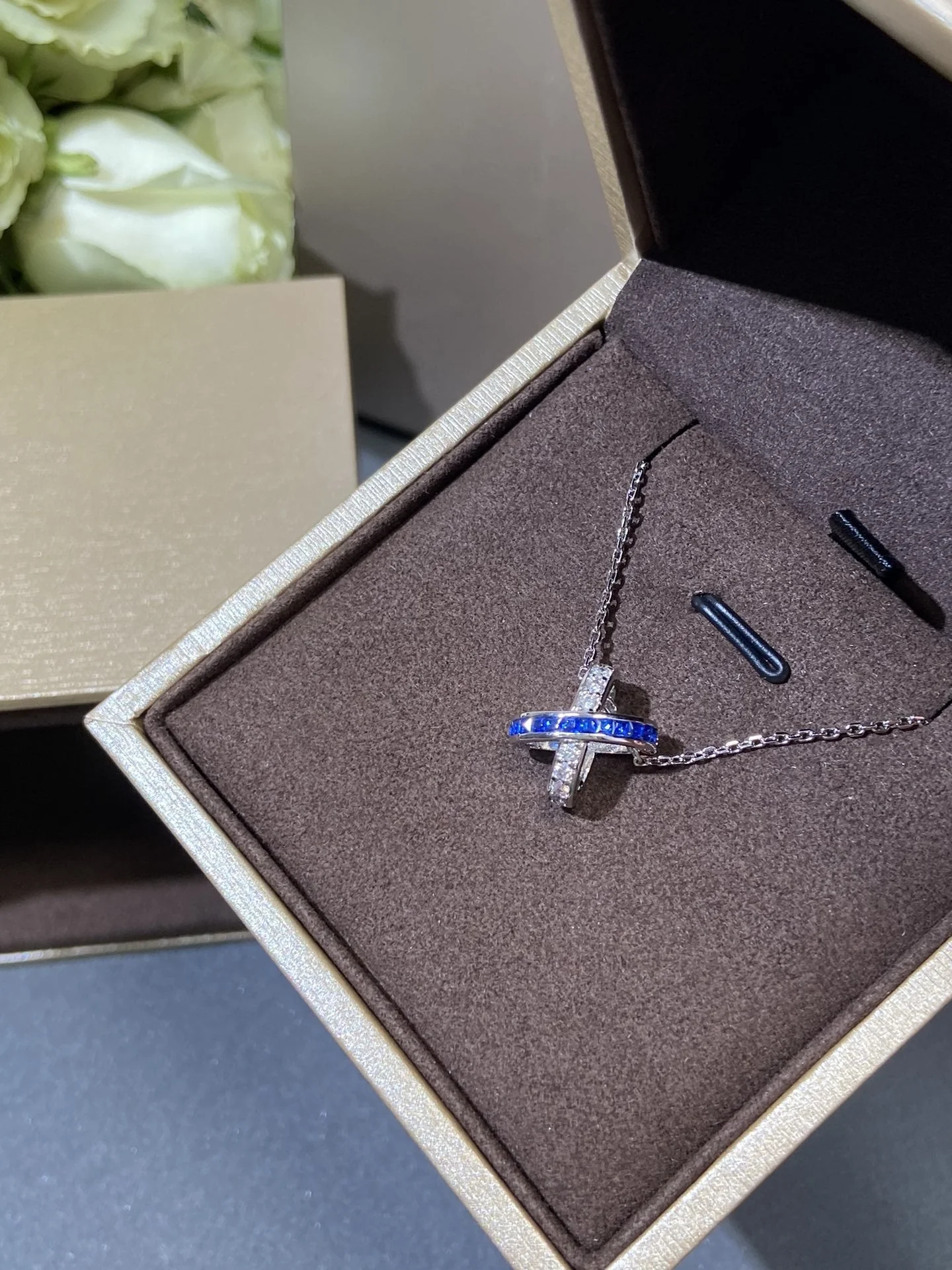 [Chaumet]LIENS DIAMOND SILVER NECKLACE