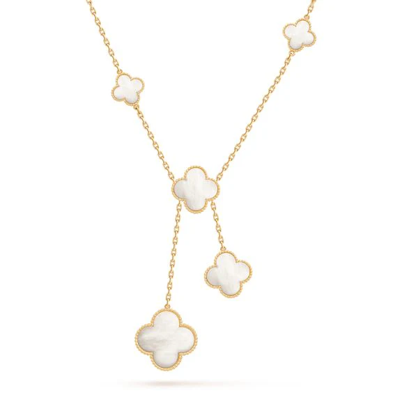 [Van Cleef & Arpels] MOTHER OF PEARL NECKLACE 6 MOTIF