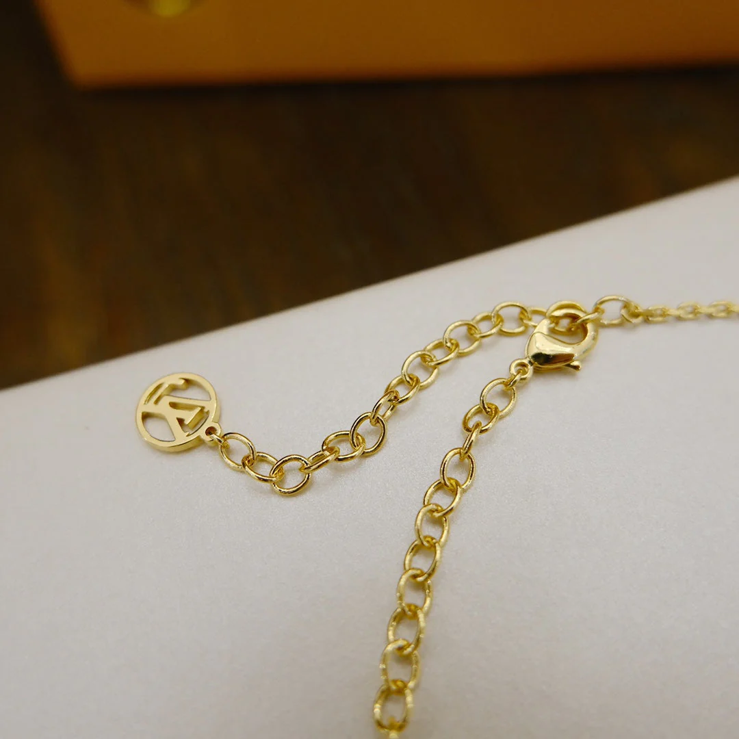 [Louis vuitton]BLOOMING SUPPLE NECKLACE BRASS