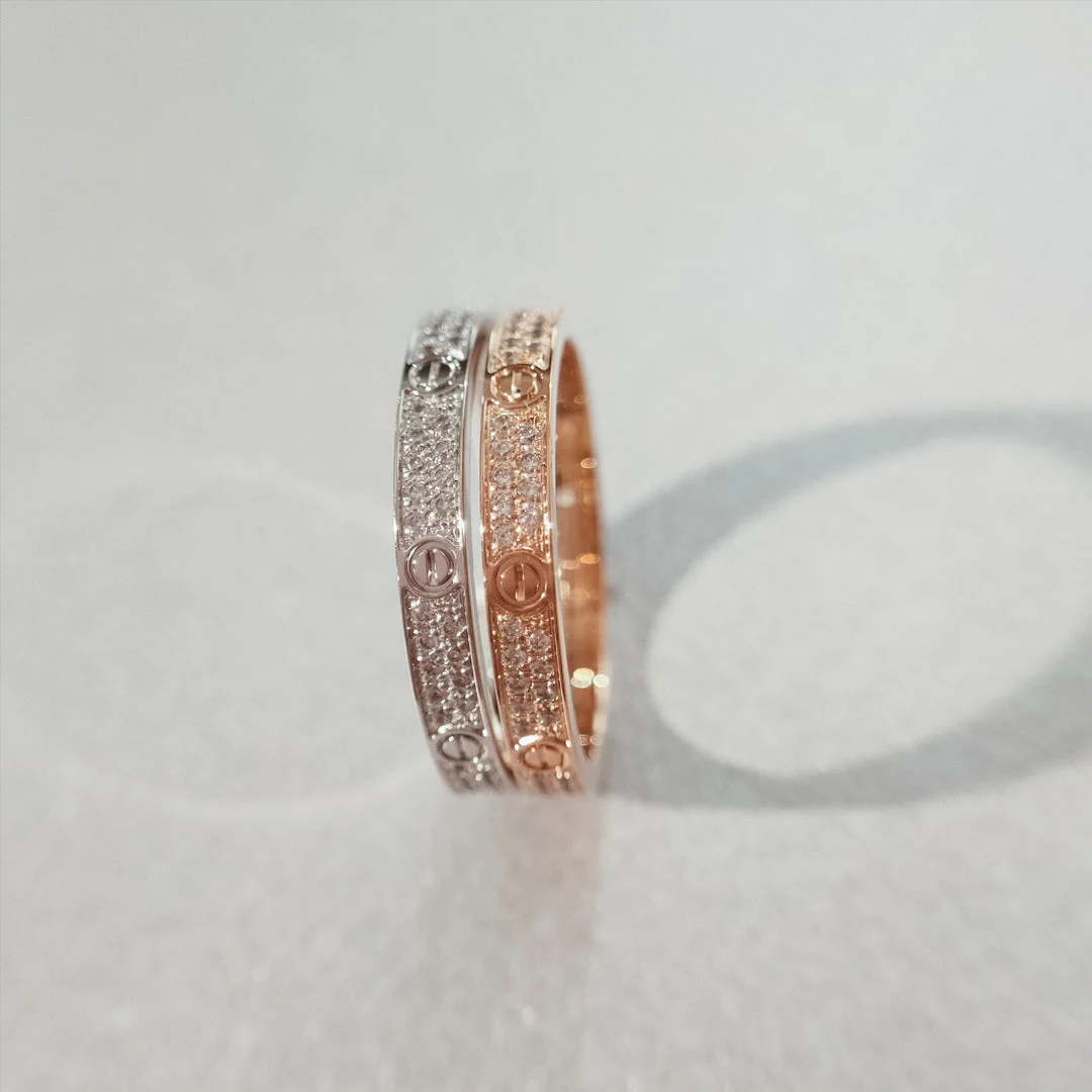 [Cartier]LOVE RING 2.65MM DIAMOND