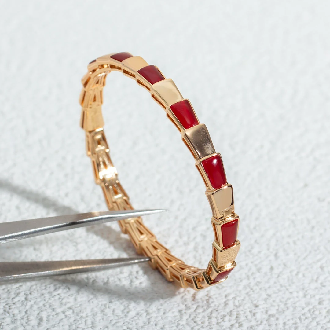 [Bulgari]SERPENTI BRACELET PINK GOLD RUBELLITE