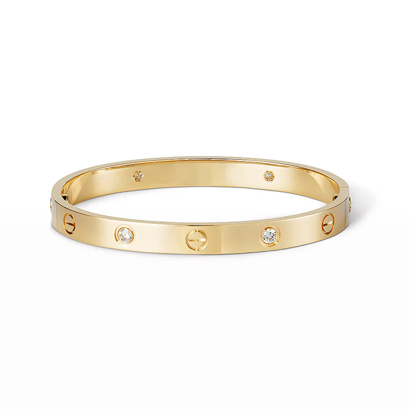 [Cartier]LOVE BRACELET 6.1MM 4 DIAMONDS