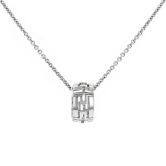 [Bulgari]PARENTESI NECKLACE SILVER