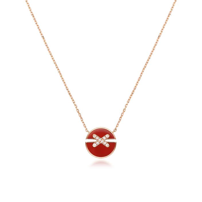 [Chaumet]JEUX DE ROSE GOLD DIAMOND NECKLACE