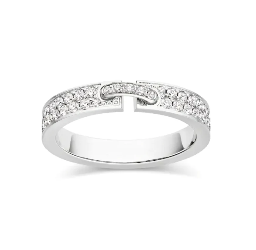 [Chaumet]ALLIANCE LIENS VIDENCE PAVED DIAMOND 4MM RING