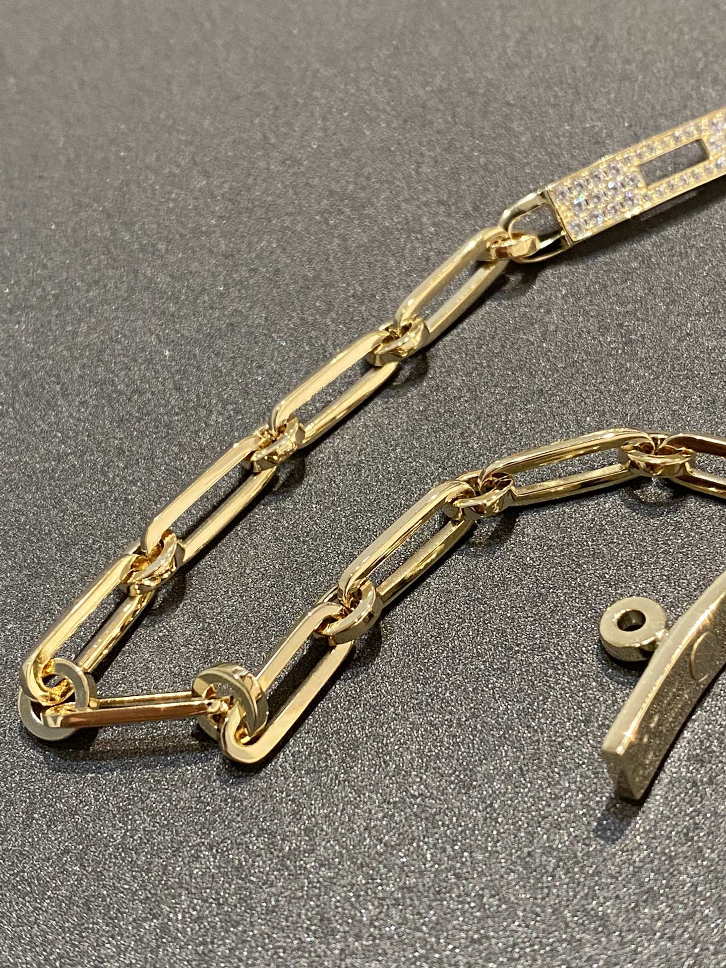 [Hermes]CHAINE BRACELET SMALL MODEL DIAMOND