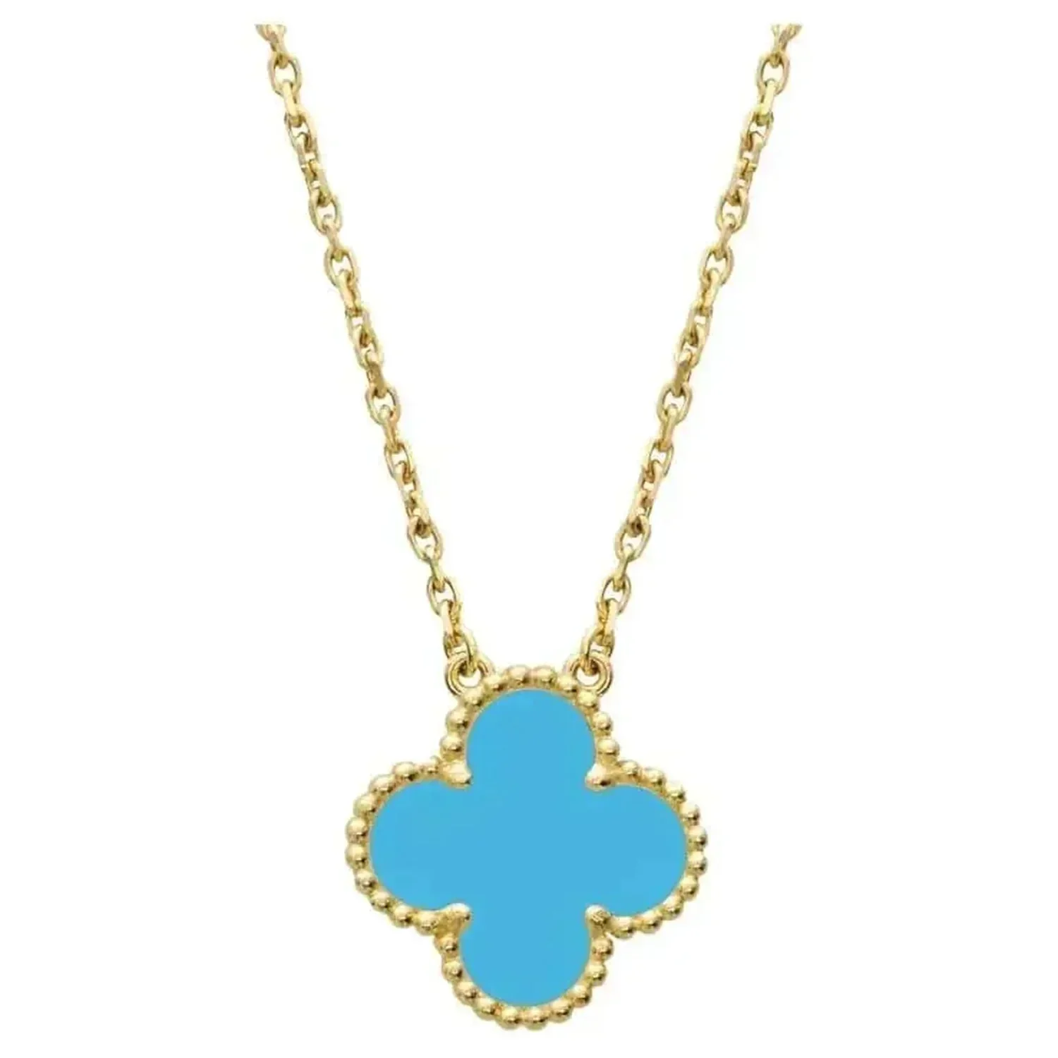 [Van Cleef & Arpels] 15MM VINTAGE TURQUOISE NECKLACE